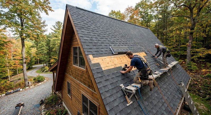 A Frame Roof Repair in Selbyville, DE