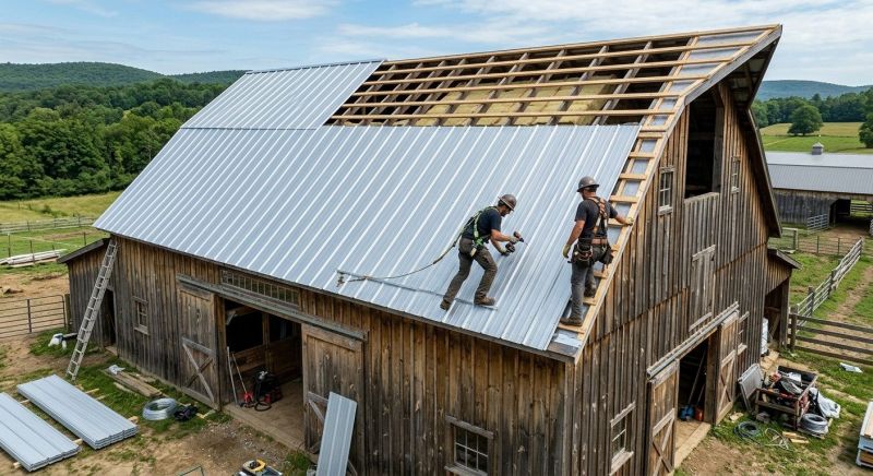 Barn Roof Construction in Selbyville, DE