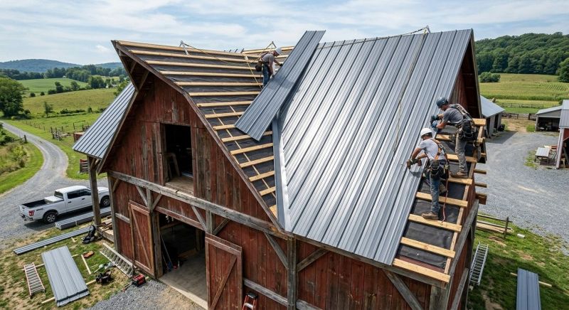 Barn Roof Installation in Selbyville, DE