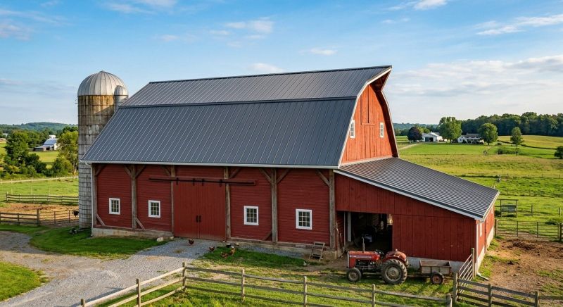 Barn Roof Replacement in Parsonsburg, MD