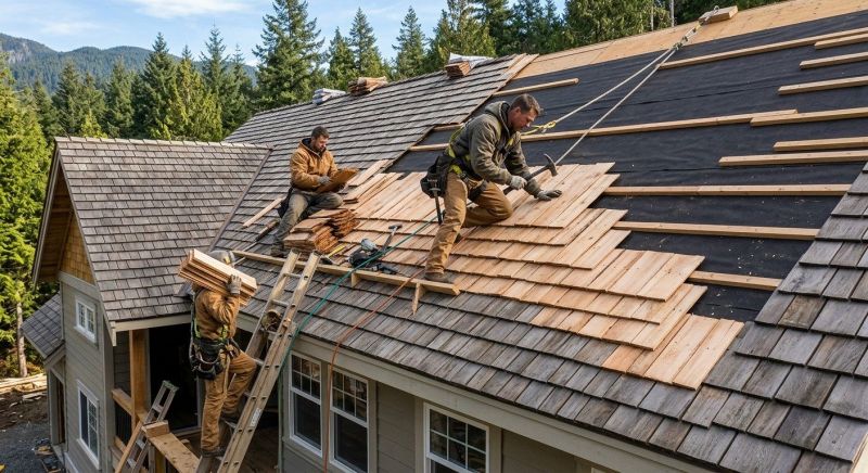 Cedar Roof Installation in Bethany Beach, DE