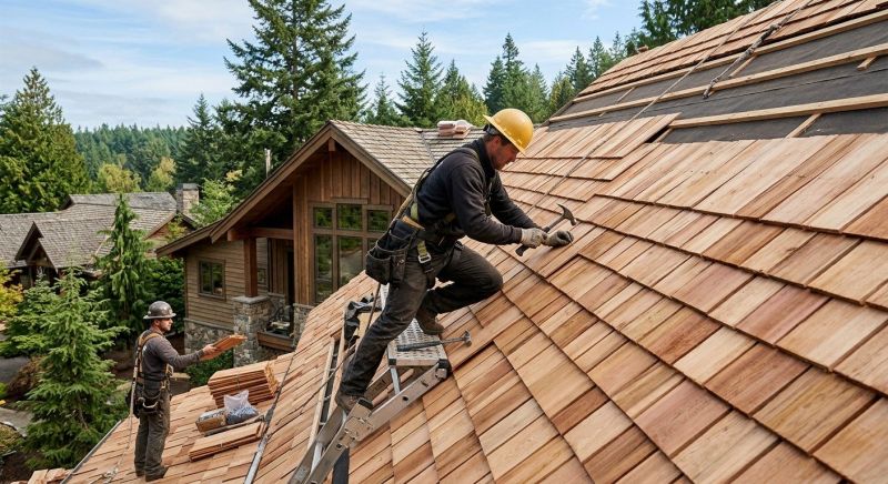 Cedar Roof Installation in Delmar, DE