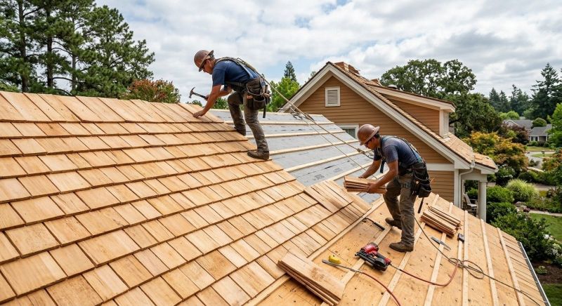 Cedar Roof Installation in Harbeson, DE