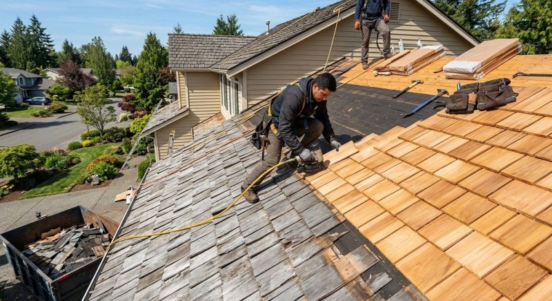 Cedar Roof Replacement in Ocean City, MD