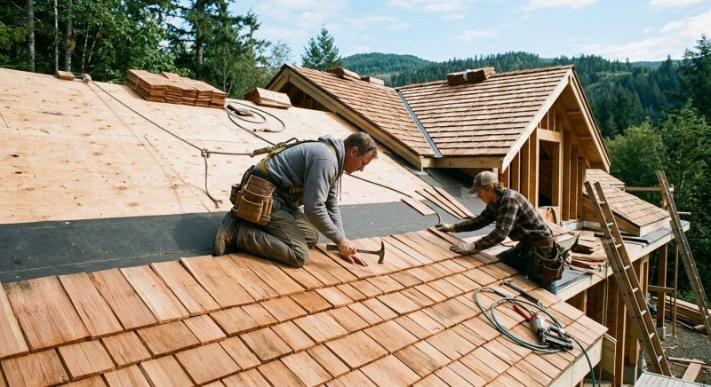 Cedar Shake Roof Construction in Selbyville, DE