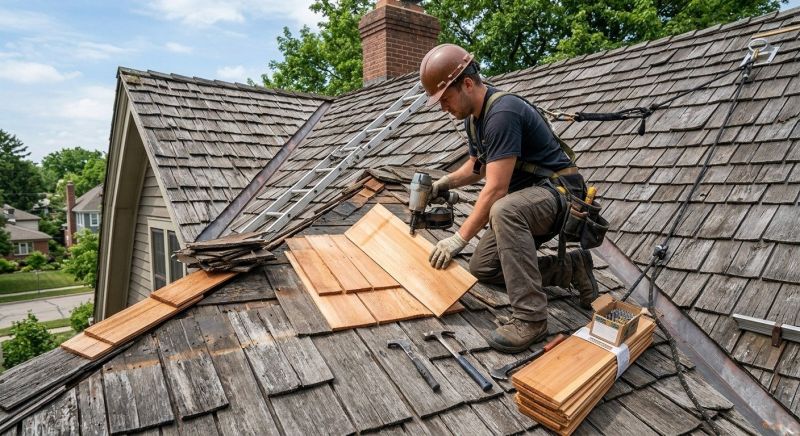 Cedar Shake Roof Repair in Dewey Beach, DE