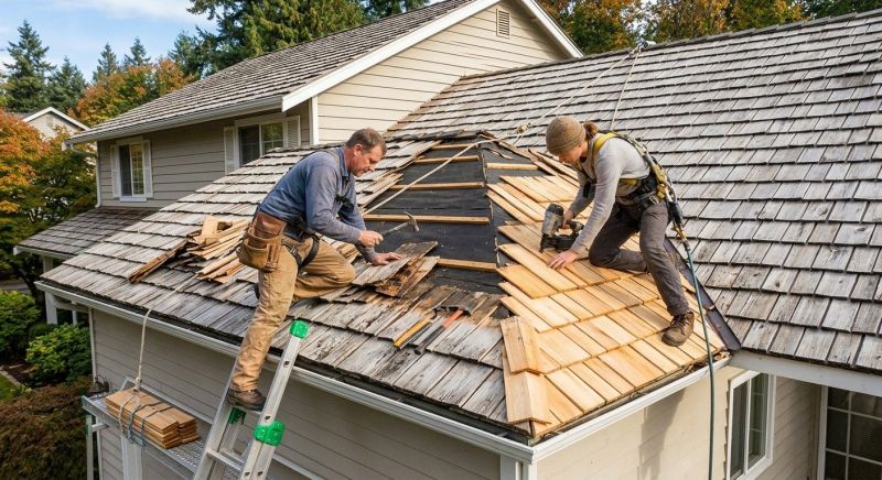 Cedar Shingles Repair in Fenwick Island, DE