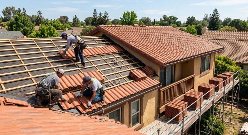 Clay Roof Installation in Milton, DE
