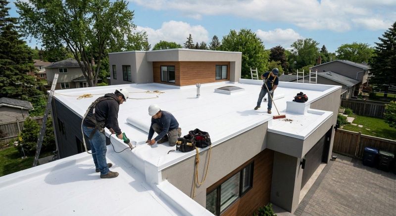 Flat Roof Installation in Bethany Beach, DE