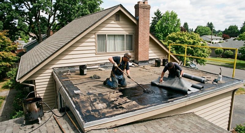 Flat Roof Tar Repair in Selbyville, DE