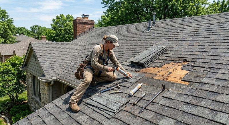 Hip Roof Shingle Repair in Selbyville, DE