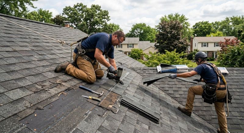 House Roof Repair in Georgetown, DE