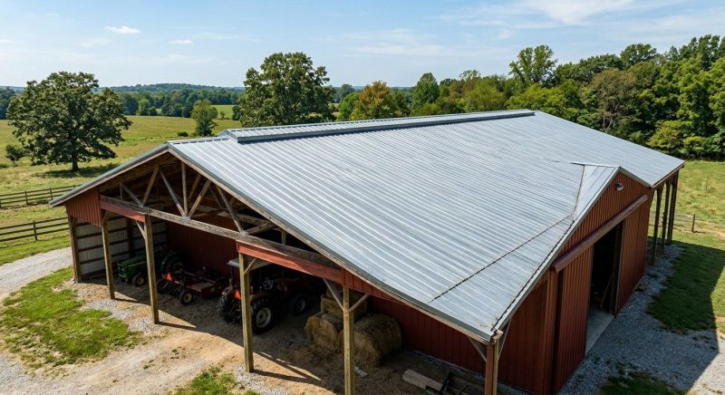 Pole Barn Roof Repair in Lewes, DE