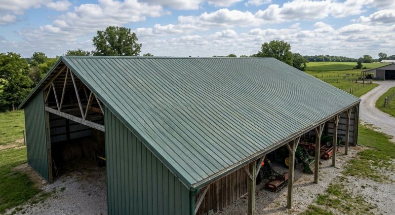 Pole Barn Roof Repair in Milton, DE