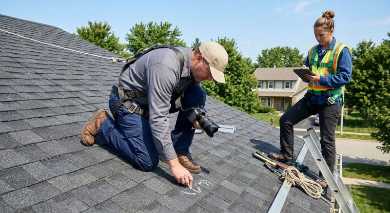 Roof Damage Inspection in Georgetown, DE