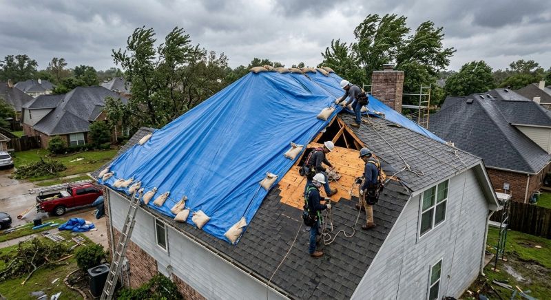 Roof Damage Restoration in Ellendale, DE