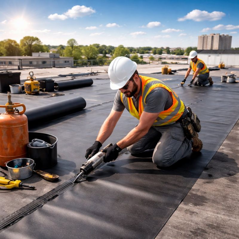 Rubber Roof Installation in Selbyville, DE