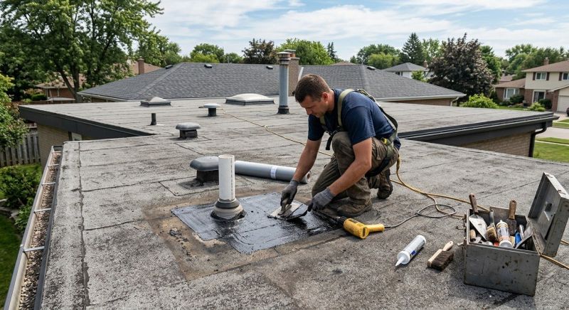 Rubber Roof Repair in Dewey Beach, DE
