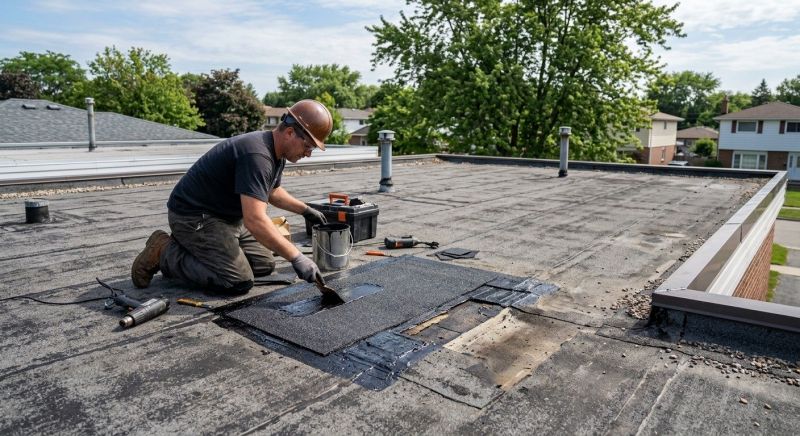 Rubber Roof Repair in Georgetown, DE