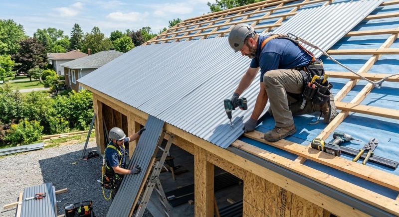 Sheet Roofing Installation in Milton, DE