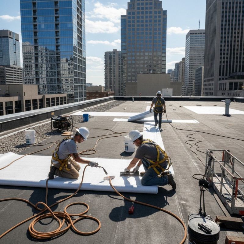Single Ply Roof Repair in Parsonsburg, MD