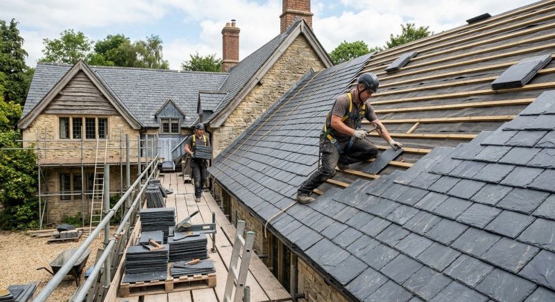 Slate Roof Installation in Harbeson, DE
