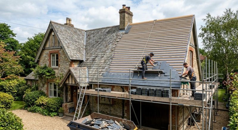 Slate Roof Replacement in Milton, DE
