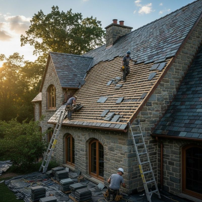 Slate Roof Replacement in Worcester County, MD