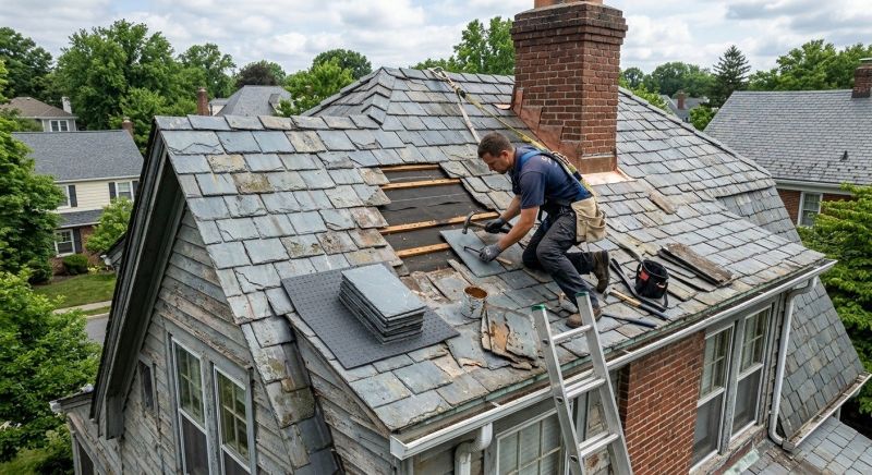 Slate Shingles Repair in Ocean City, MD