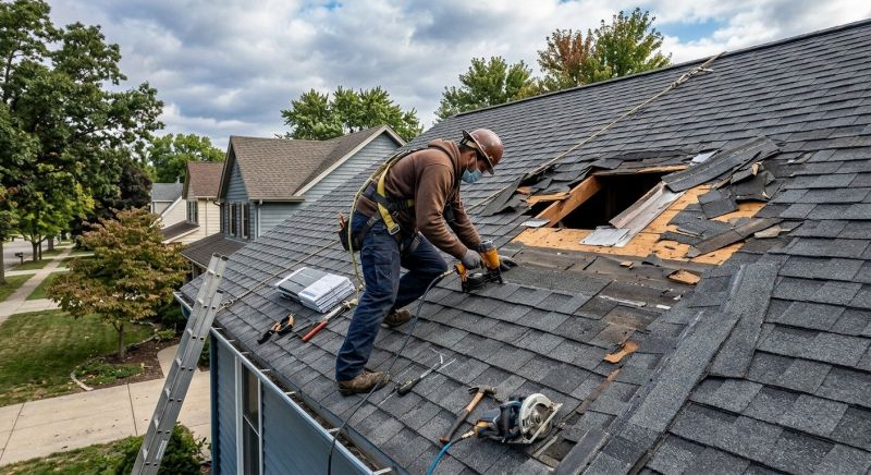 Storm Damage Roof Repair in Georgetown, DE