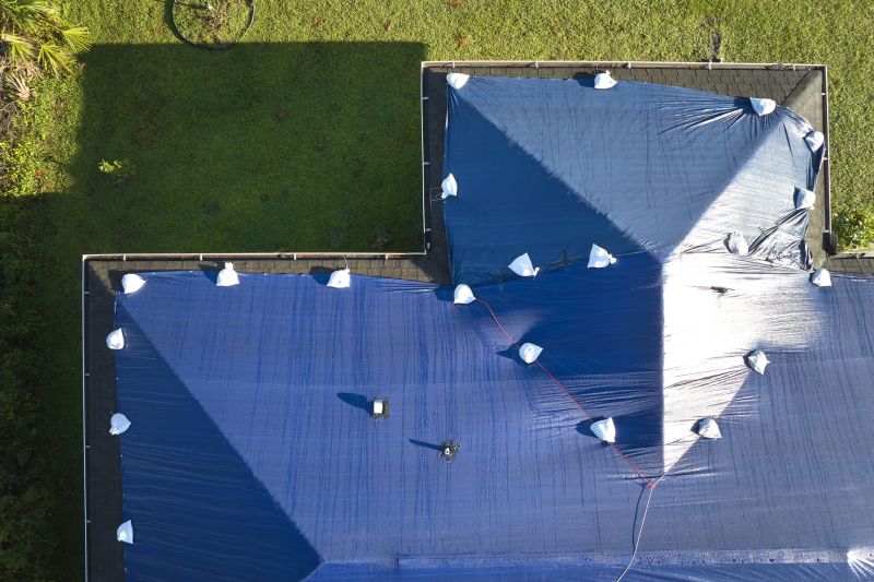 Storm Damage Roof Tarping in Selbyville, DE