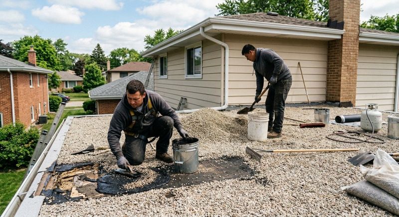 Tar And Gravel Roof Repair in Georgetown, DE