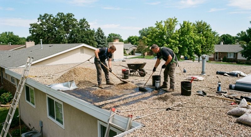 Tar And Gravel Roof Repair in Harbeson, DE