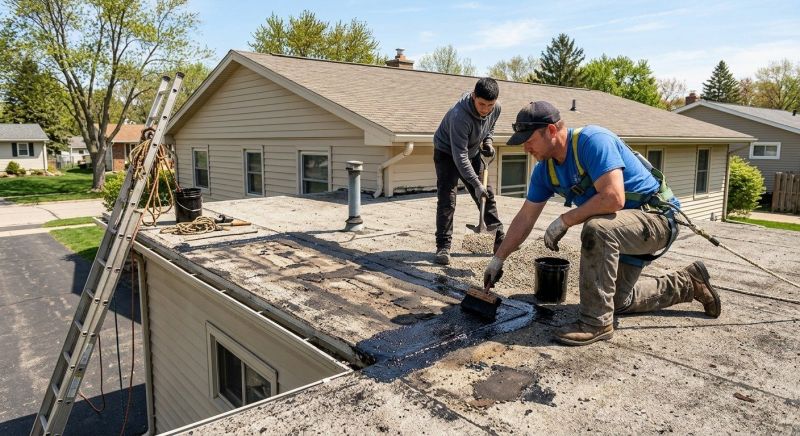 Tar And Gravel Roof Repair in Harbeson, DE