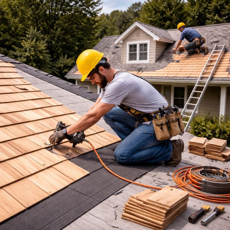 Wood Roofing Installation in Salisbury, MD