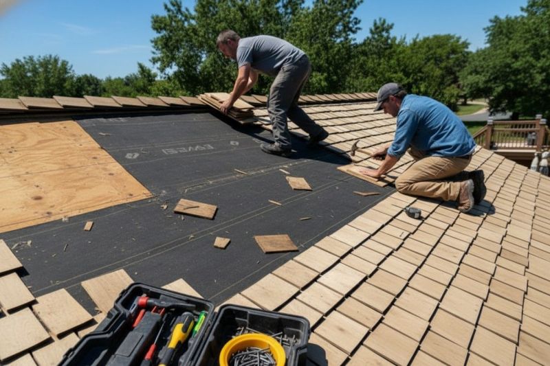 Wood Shake Roof Repair in Millsboro, DE