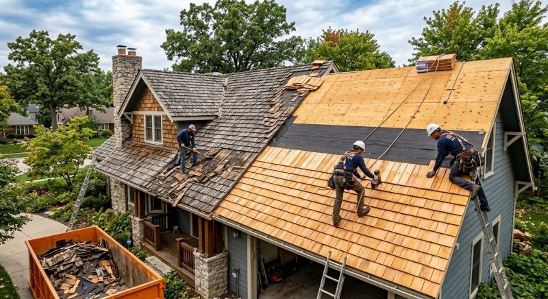 Wood Shingle Roof Replacement in Selbyville, DE